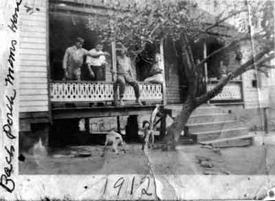 Leondus Gardner's back porch